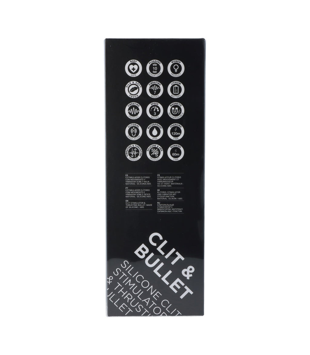 STIMOLATORE CLITORIDEO QIOT - PROIETTILE A SPINTA