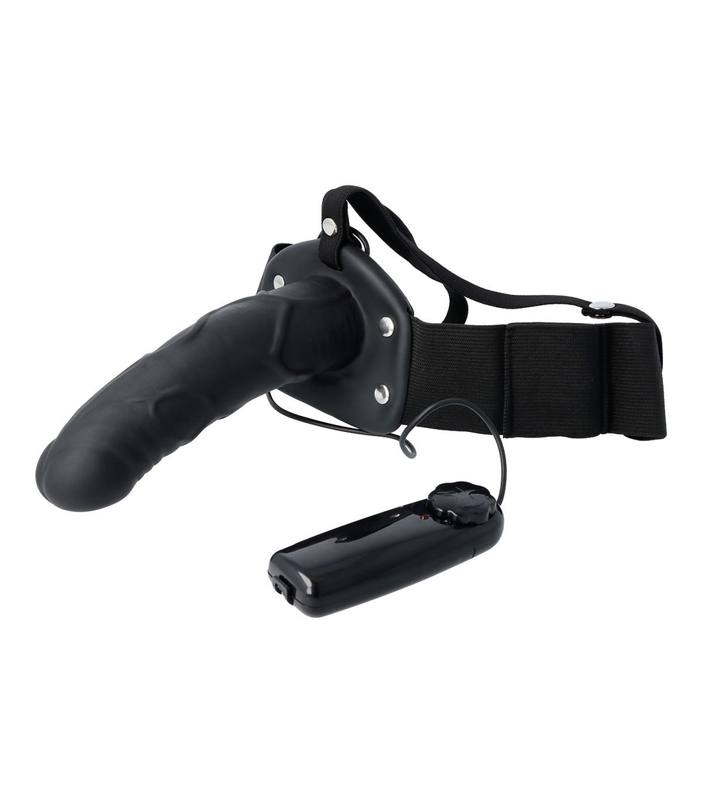 Nº 84 IMBRACATURA NERA HOLLOW 17 CM CON VIBRAZIONE