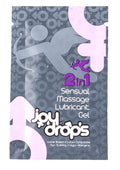 Gel lubrificante per massaggi sensuali 2 in 1 - bustina da 5 ml